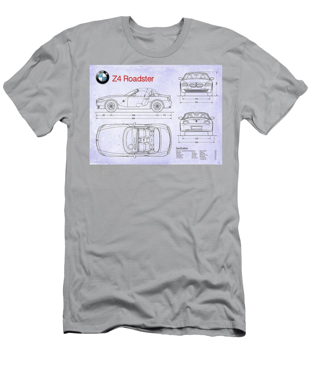 1 BMW Z4 Blueprint Jon Neidert T-Shirt