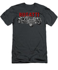 1 Bugatti Type 55 Super Sport Roadster Cutaway Automotive Art Vladyslav Shapovalenko T-Shirt