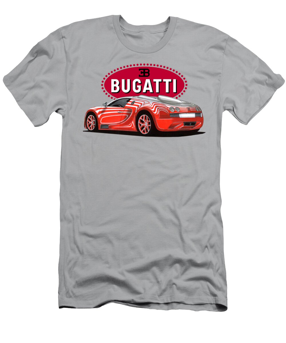 1 Bugatti Veyron Grand Sport Roadster Vladislav Shapovalenko T-Shirt
