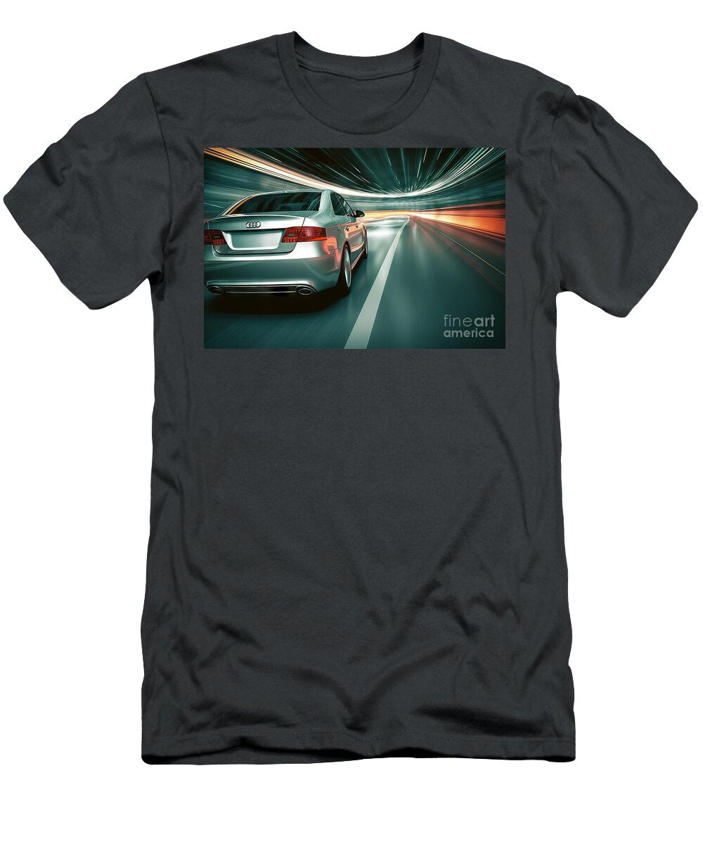 1 Car Driving Fast in Tunnel N Akkash T-Shirt