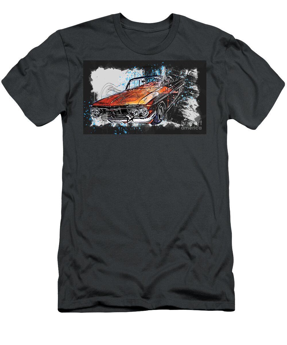 1 Chevrolet Impala Convertible Chevrolet Chevrolet Impala Lowrider Classic Ola Kunde T-Shirt