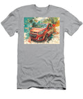 1 Chevrolet Spark 2013 Hatchback Abstract Art Colorful Car Vibrant Abstract Car Art Hollie Love T-Shirt