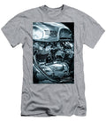 1 Close Up of Triton Classic Motorcycle Engine and Tank Peter Noyce T-Shirt