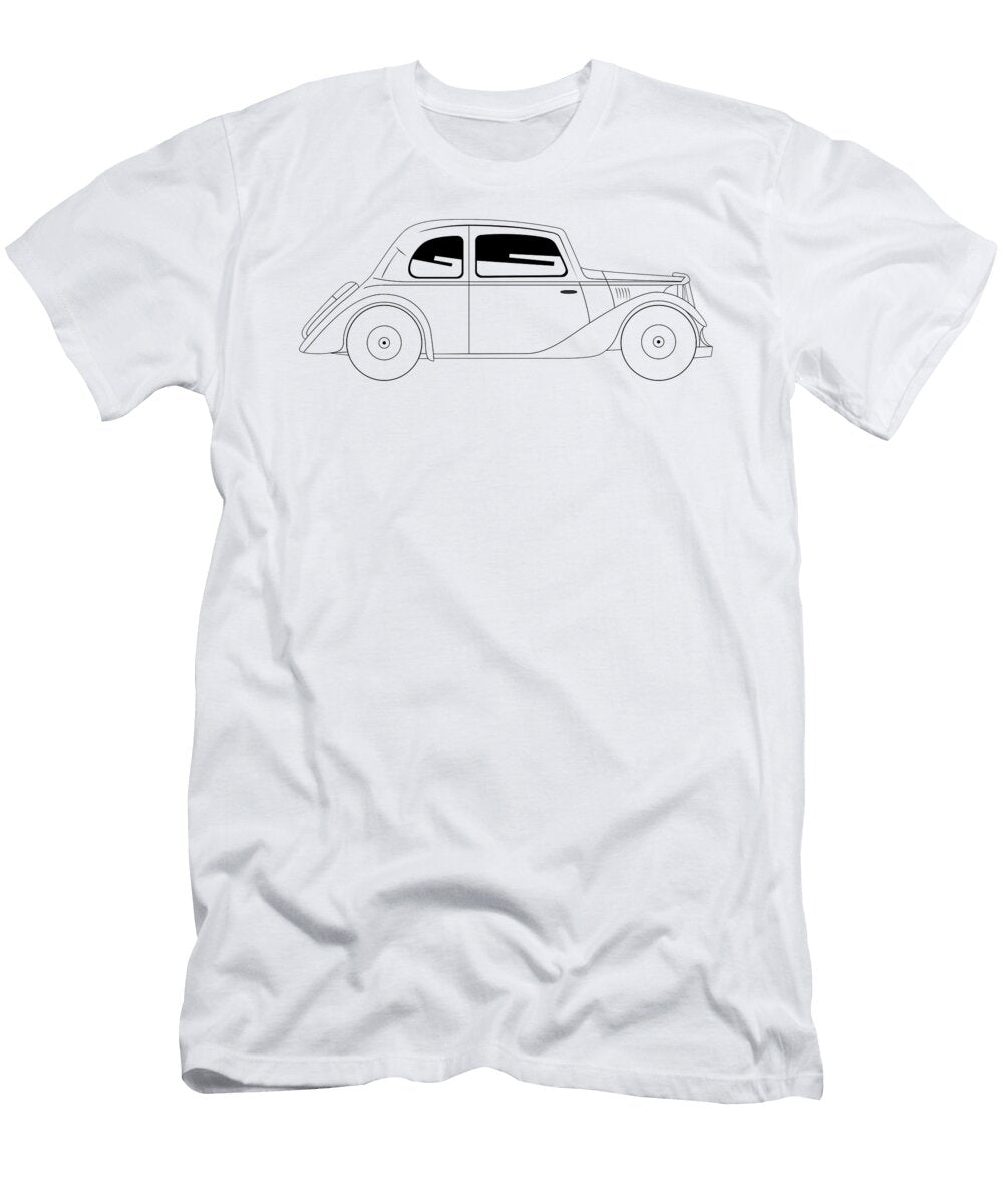 1 Coupe Vintage Model of Car Michal Boubin T-Shirt