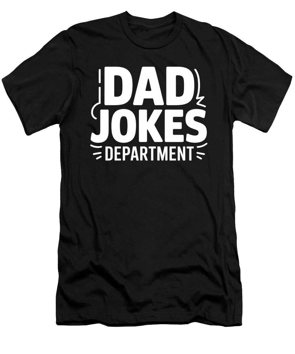 1 Dad Jokes Department Official Humor Moon T-Shirt