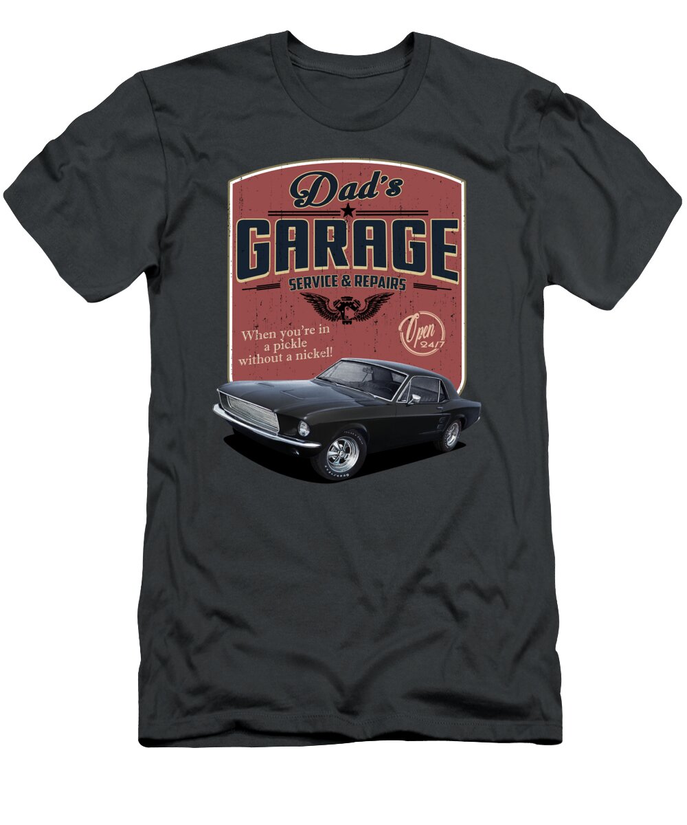 1 Dads Mustang Paul Kuras T-Shirt