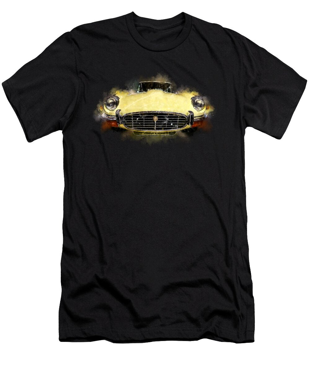 1 Dodge Du 1935 Sedan Beige Yellow Watercolor Andreea Eva Herczegh T-Shirt