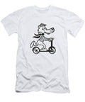 1 Dog Riding a Scooter Csa Images T-Shirt