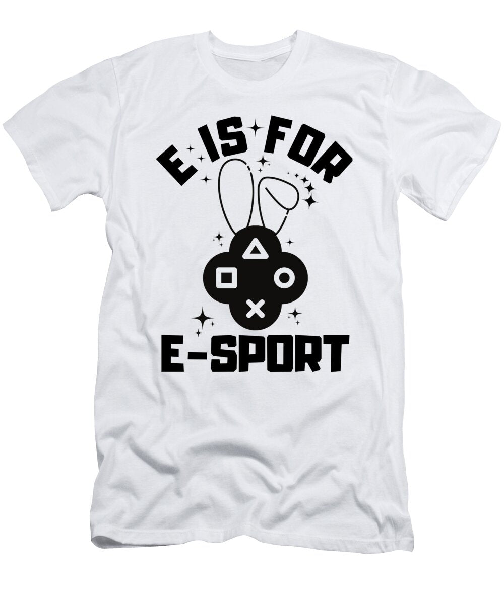 1 E Is for E Sport Easter Gaming Me T-Shirt