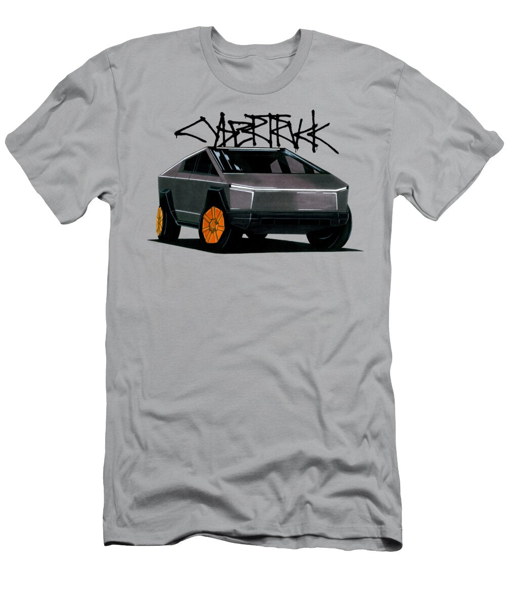 1 Electric American Pickup Truck Tesla Cybertruck Vladyslav Shapovalenko T-Shirt