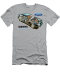 1 Exclusive Cutaway Art European Sport Car 1987 Ford Sierra Rs 500 Cosworth Turbo Hatchback Vlad Automotive T-Shirt