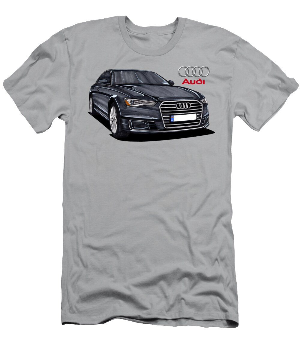 1 Exclusive Germany Business Black Car Audi A6 C7 Sedan Vladyslav Shapovalenko T-Shirt