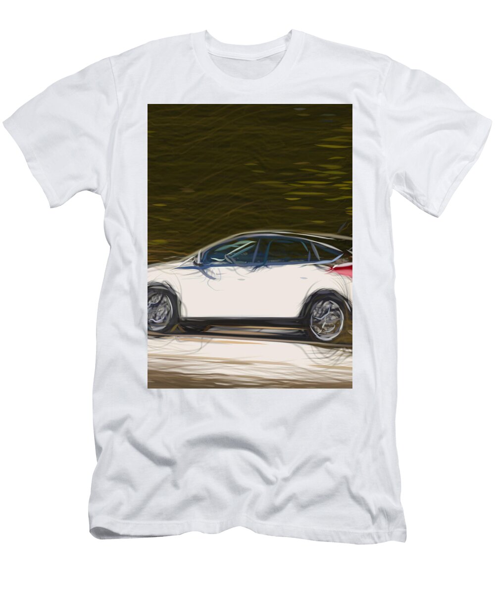 1 Ford Focus Hatchback Drawing Carstoon Concept T-Shirt