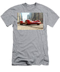 1 Futuristic Red Car in Cityscape Evie Carrier T-Shirt