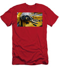 1 Futuristic Yellow Car Interior Evie Carrier T-Shirt
