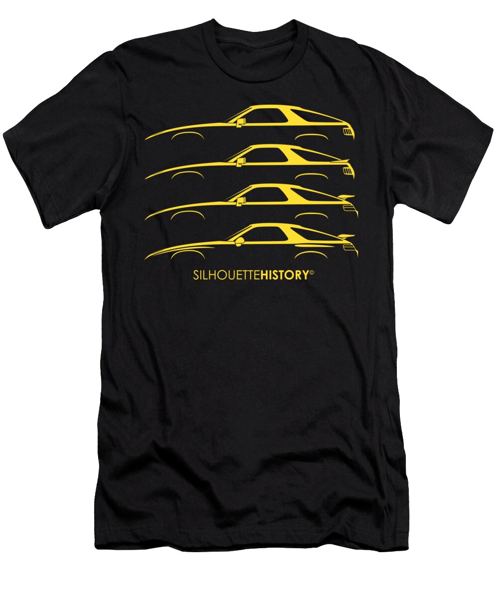 1 German Gt Yellow Silhouettehistory Gabor Vida T-Shirt