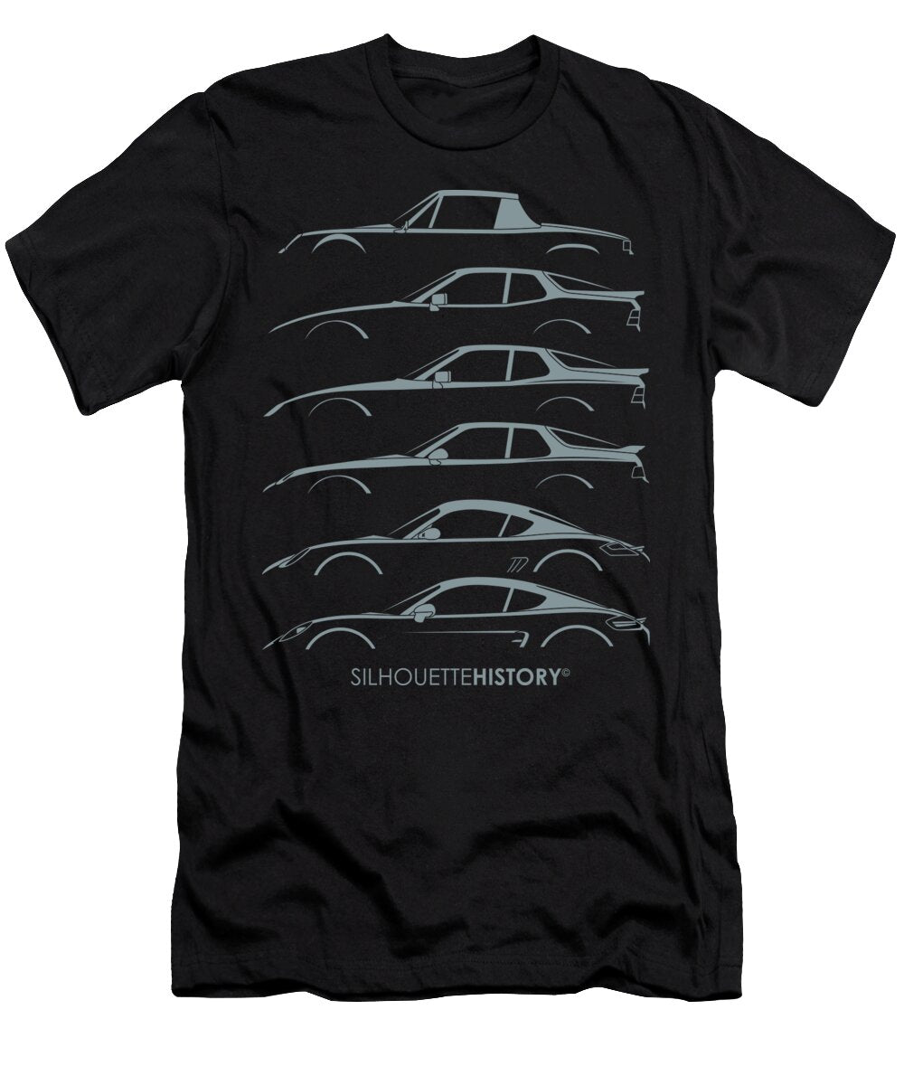 1 German Sports Car Silhouettehistory Gabor Vida T-Shirt