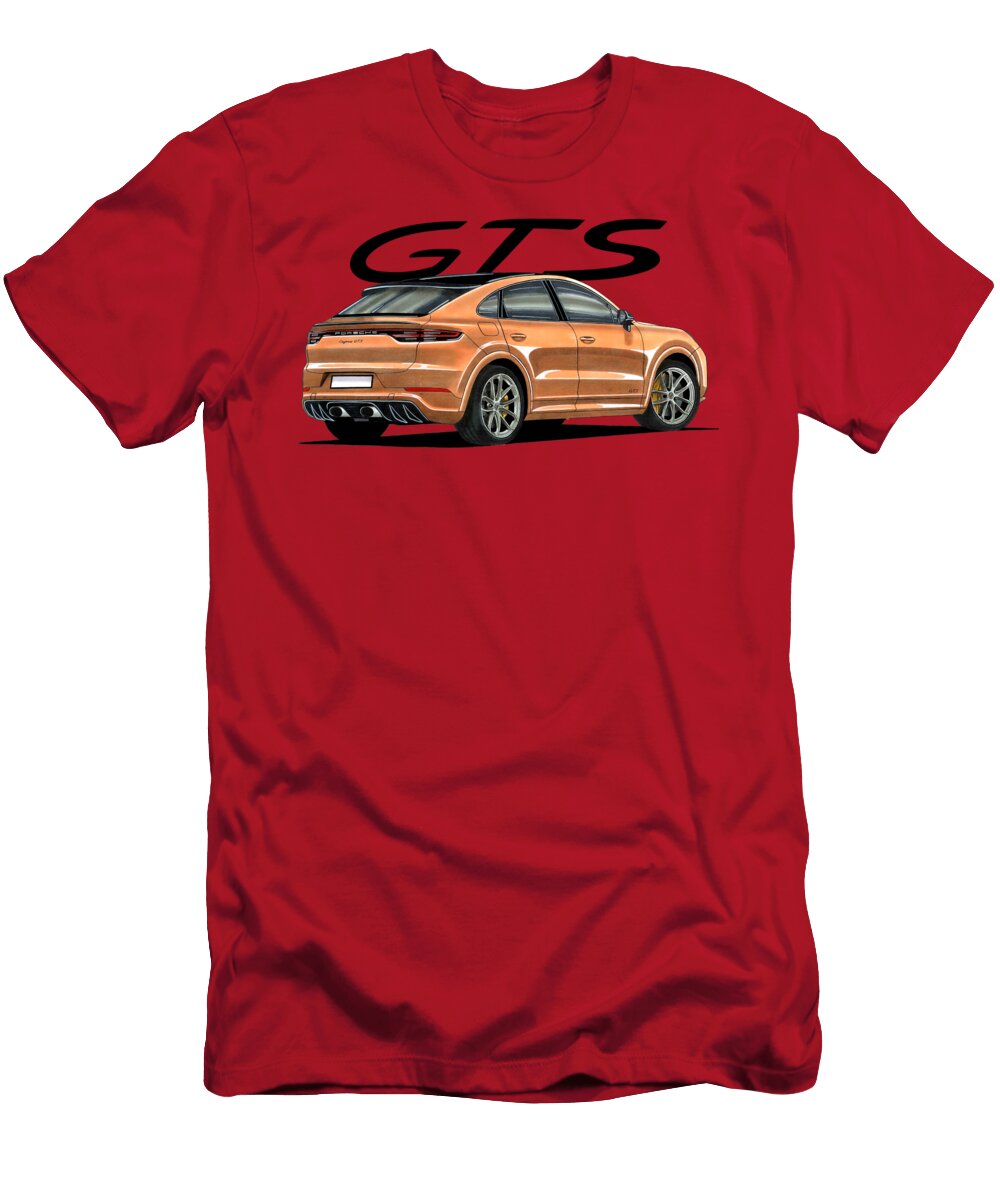 1 Germany Luxury Sport 4 Door Suv Porsche Cayenne Coupe Gts with V8 Turbo Engine Vladyslav Shapovalenko T-Shirt