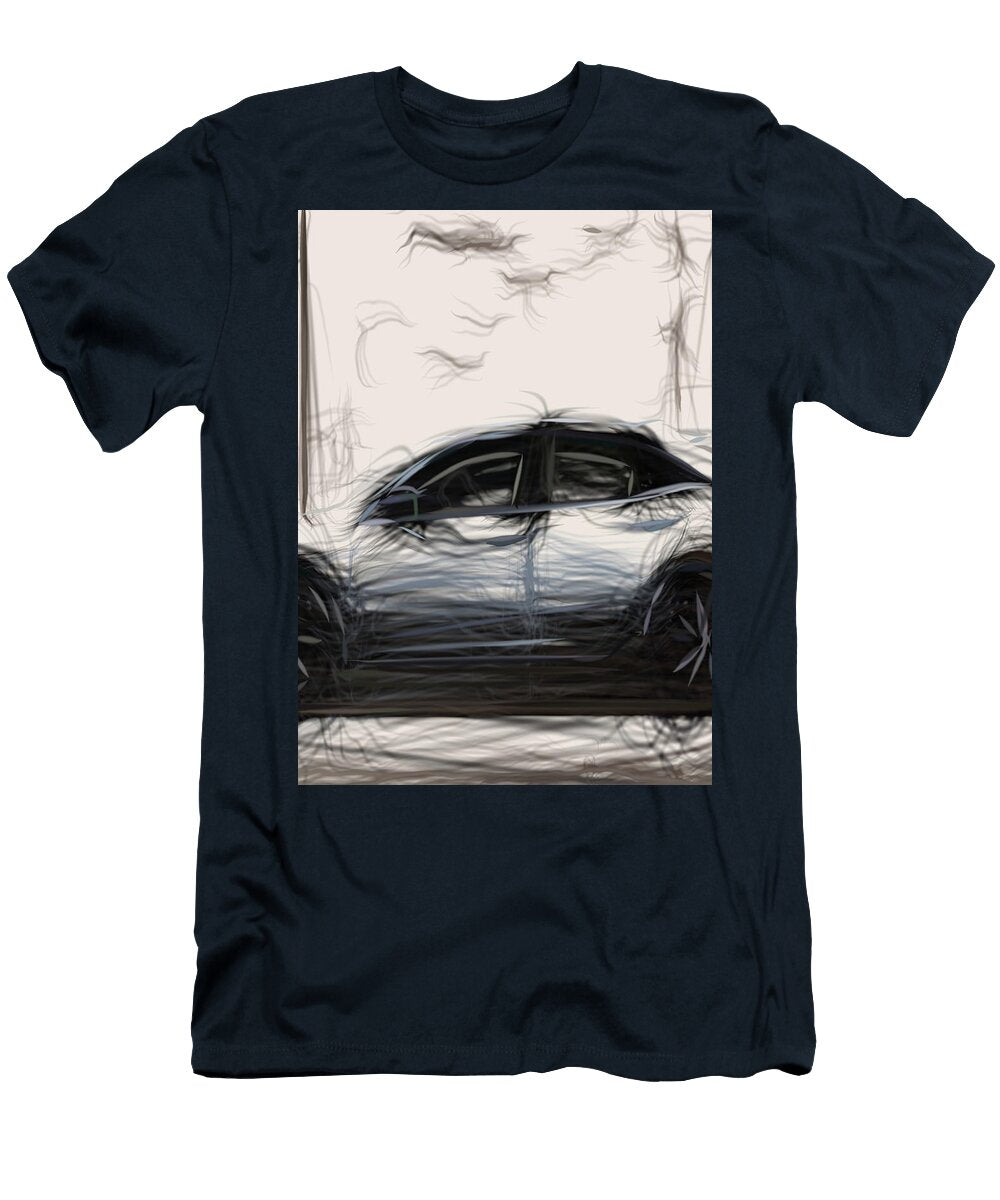 1 Honda Civic Hatchback Drawing Carstoon Concept T-Shirt