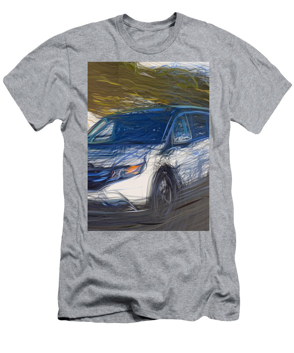 1 Honda Odyssey Minivan Drawing Carstoon Concept T-Shirt
