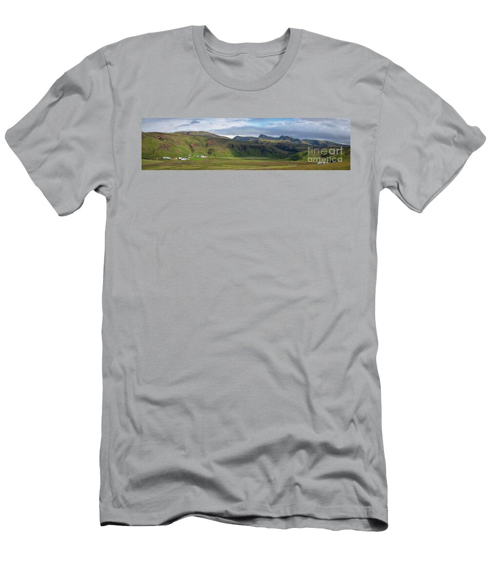 1 Iceland Farmland Panorama Michael Ver Sprill T-Shirt