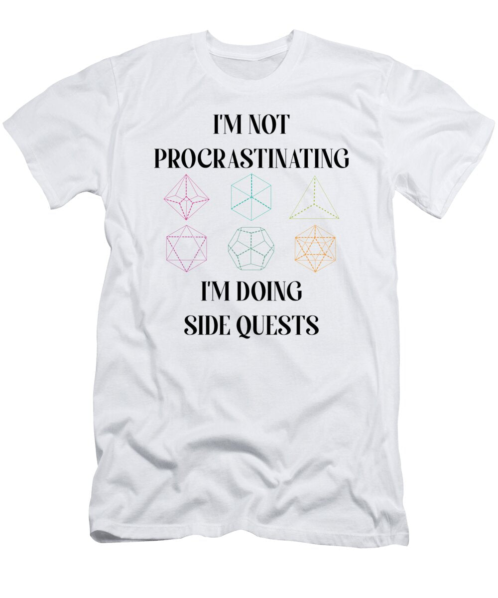 1 Im Not Procrasting Rpg Cube Role Playing Game Toms Store T-Shirt