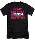 1 in My Defense I Was Left Unsupervised Jacob Zelazny T-Shirt