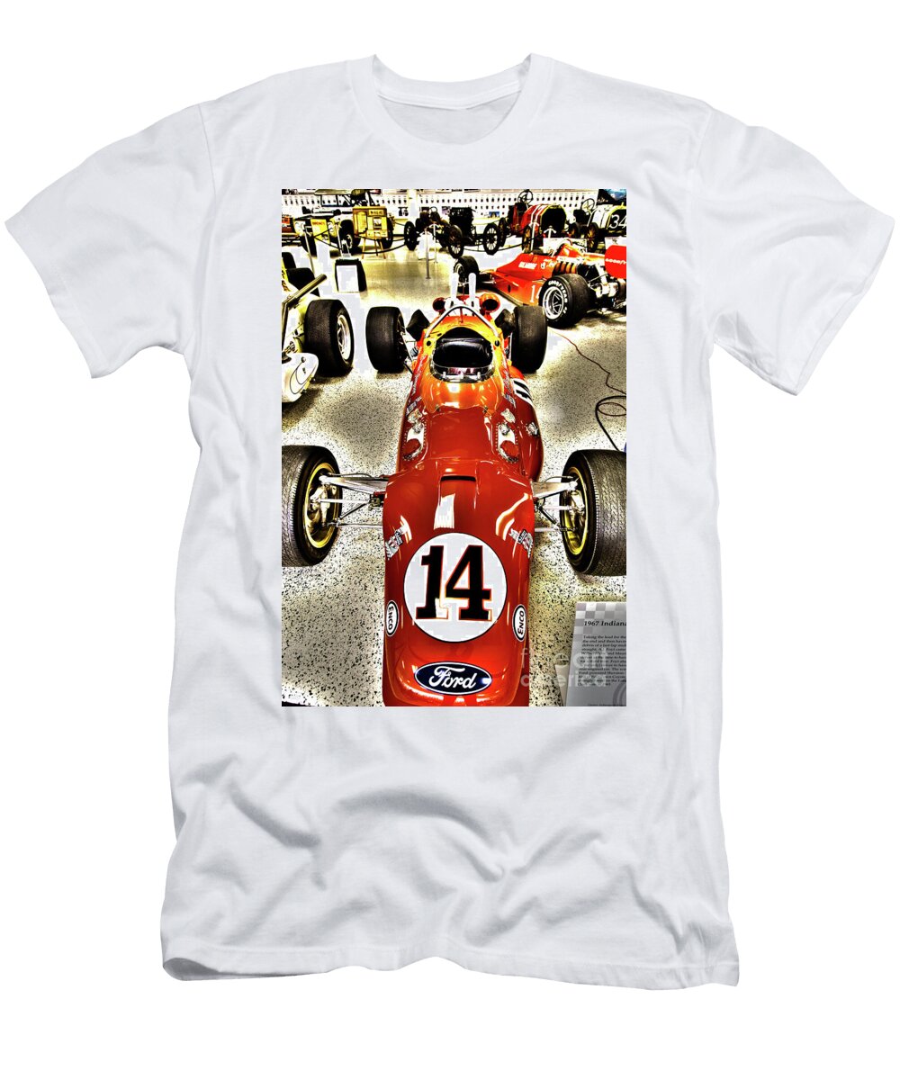 1 Indy Race Car Museum Elite Image Photography By Chad Mcdermott T-Shirt