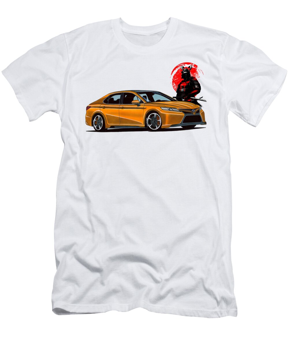 1 Japanese Jdm Legend 4 Door Sedan Trd Toyota Camry Xv70 V6 35l with Samurai Vladyslav Shapovalenko T-Shirt
