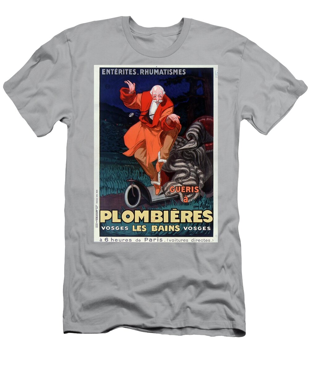 1 Jean Dylen Enterites Rhumatismes Gueris a Plombieres Les Bains Vosges Vintage Advertising T-Shirt