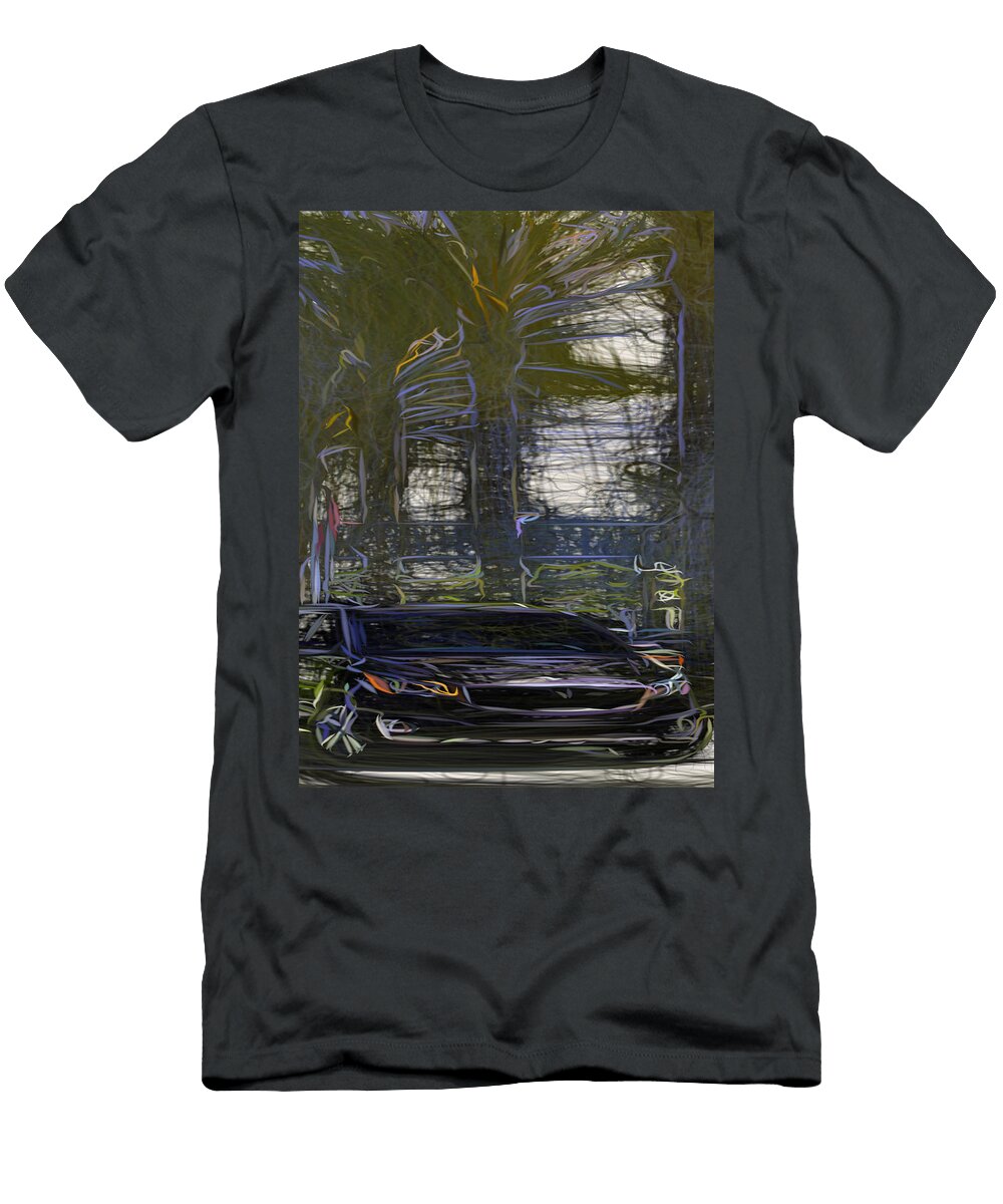 1 Kia Sedona Minivan Drawing Carstoon Concept T-Shirt