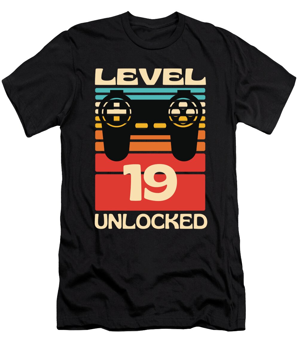 1 Level 19 Unlocked Funny Gaming Organicfoodempire T-Shirt