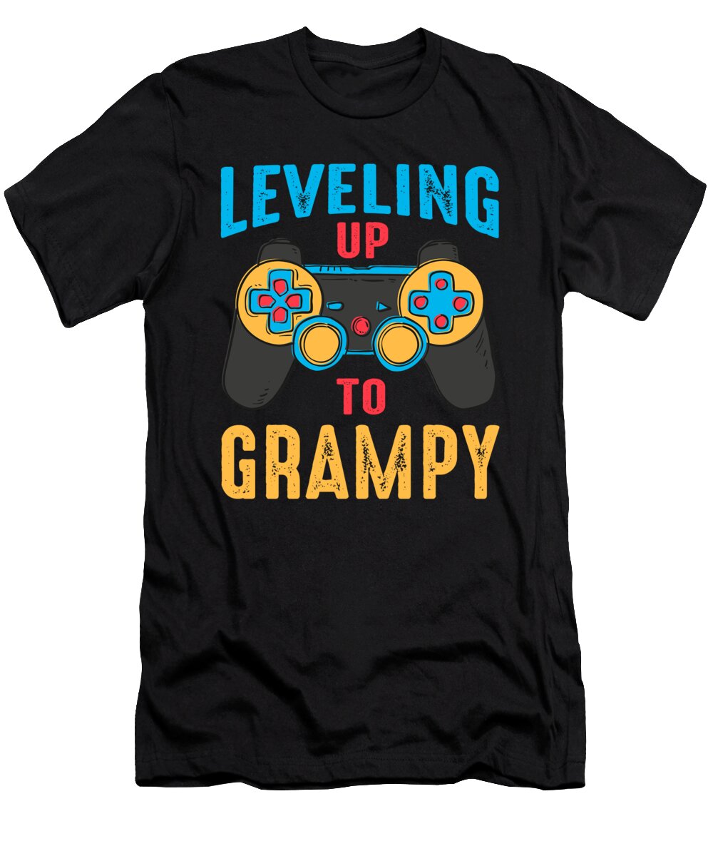 1 Leveling Up to Grampy Again Video Game Gamer Dhbubble T-Shirt
