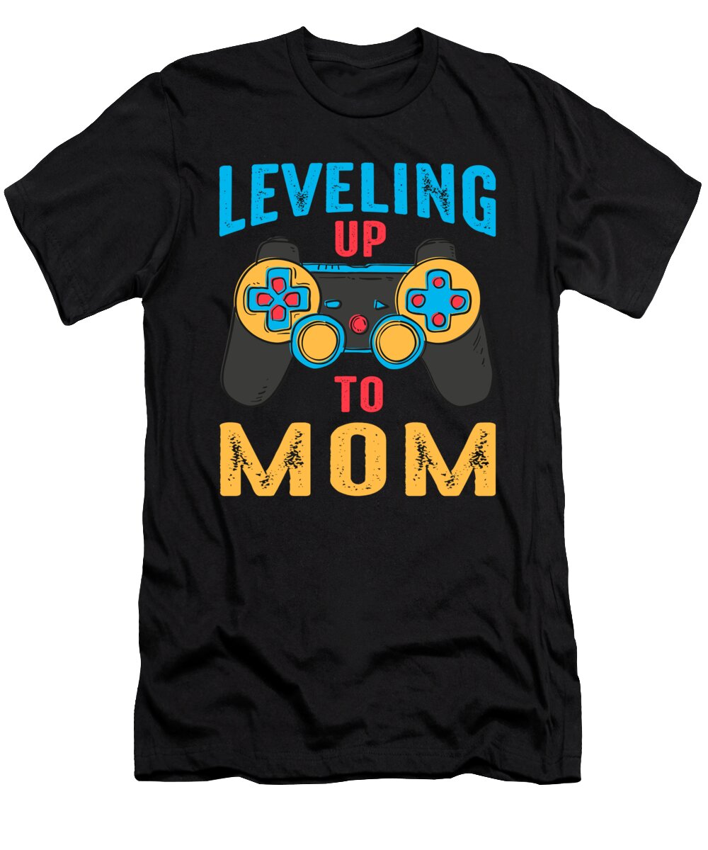 1 Leveling Up to Mom Again Video Game Gamer Dhbubble T-Shirt