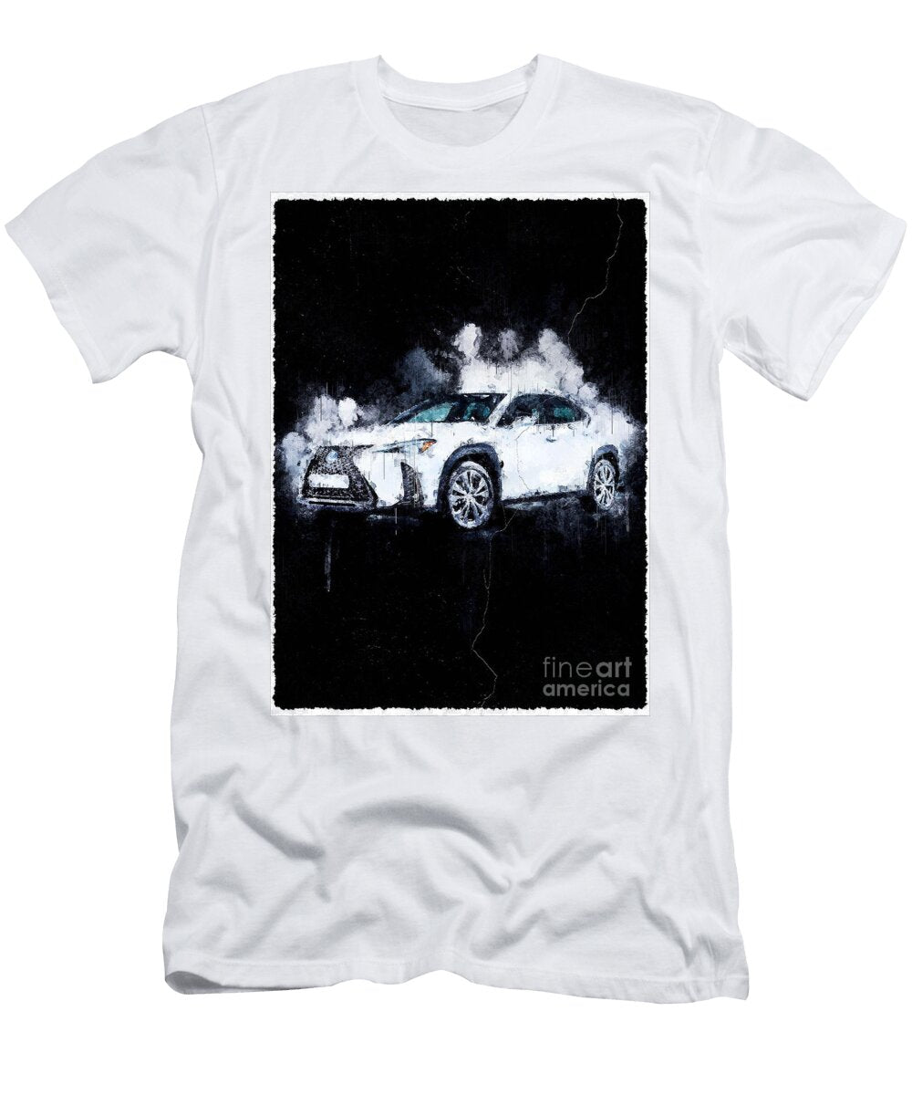 1 Lexus Ux 250 Lexus Lexus Ux 250 H F Sport Subcompact Crossover Suv Hybrid Hatchback Luxury White Ola Kunde T-Shirt