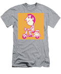 1 Man Riding a Scooter Csa Images T-Shirt