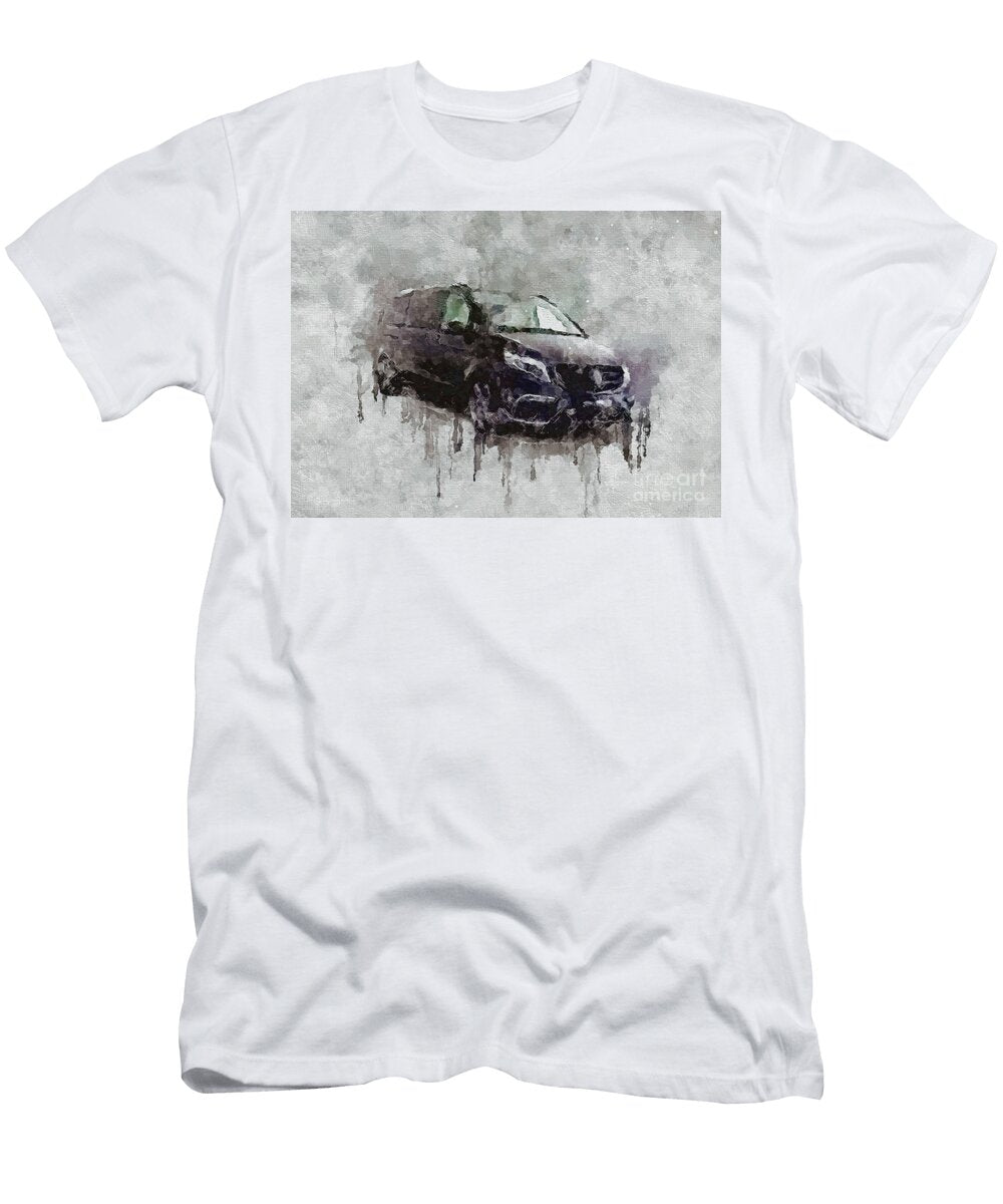 1 Mercedes Benz Brabus Black Metallic Minivan W447 V Class Cars Marietta Beatty T-Shirt