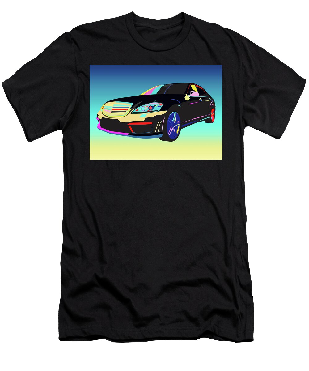 1 Mercedes Car Painting Leith Huber T-Shirt
