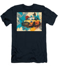 1 Mini Cooper 2023 Hatchback Abstract Art Colorful Car Vibrant Abstract Car Art Hollie Love T-Shirt