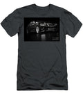 1 Modern Black Metallic Sedan Car in Spotlight Generic Desing Brandless Michal Bednarek T-Shirt