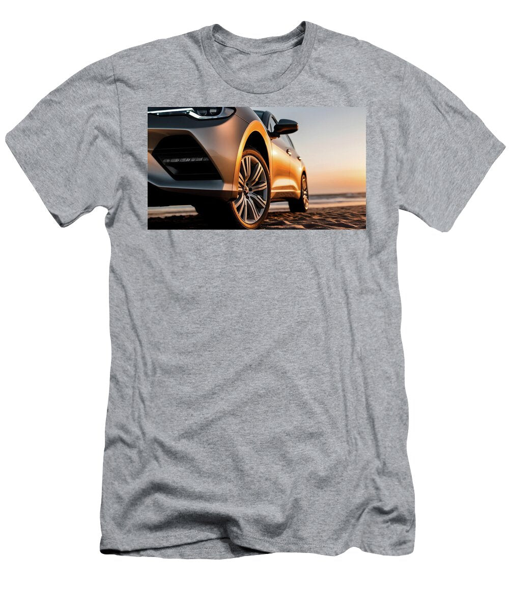1 Modern Car At the Beach George Mdivanian T-Shirt
