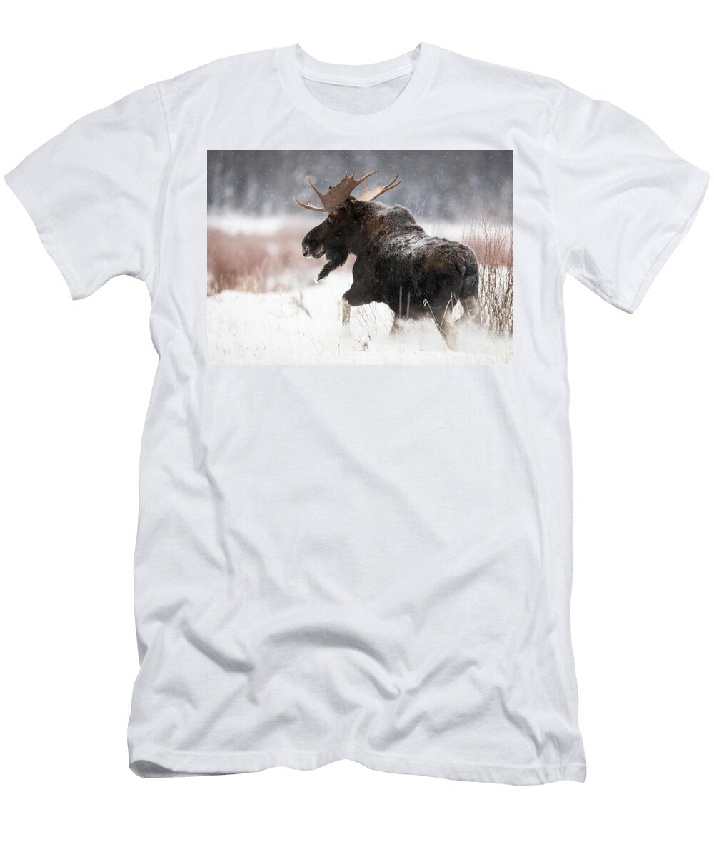 1 Moose Alces Alces Josh Miller T-Shirt