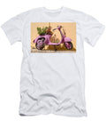 1 Pink Scooter Planter Flowers Sasas Photography T-Shirt