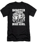 1 Scooter Bike Moped Motorbike Scooter Bike Girl Crazy Squirrel T-Shirt