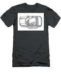 1 Sedan Car View From Above Drawing Frank Ramspott T-Shirt