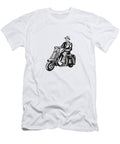 1 Smiling Man Riding Motorbike Csa Images T-Shirt