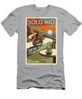 1 Solo Mio Minimal Movie Poster Retro Film Poster Vintage 2025 Sampadart Gallery T-Shirt