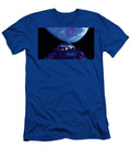 1 Starman in Tesla Roadster with Planet Earth Traveling in the Space and the East Coast of Australia I Celestial Images T-Shirt