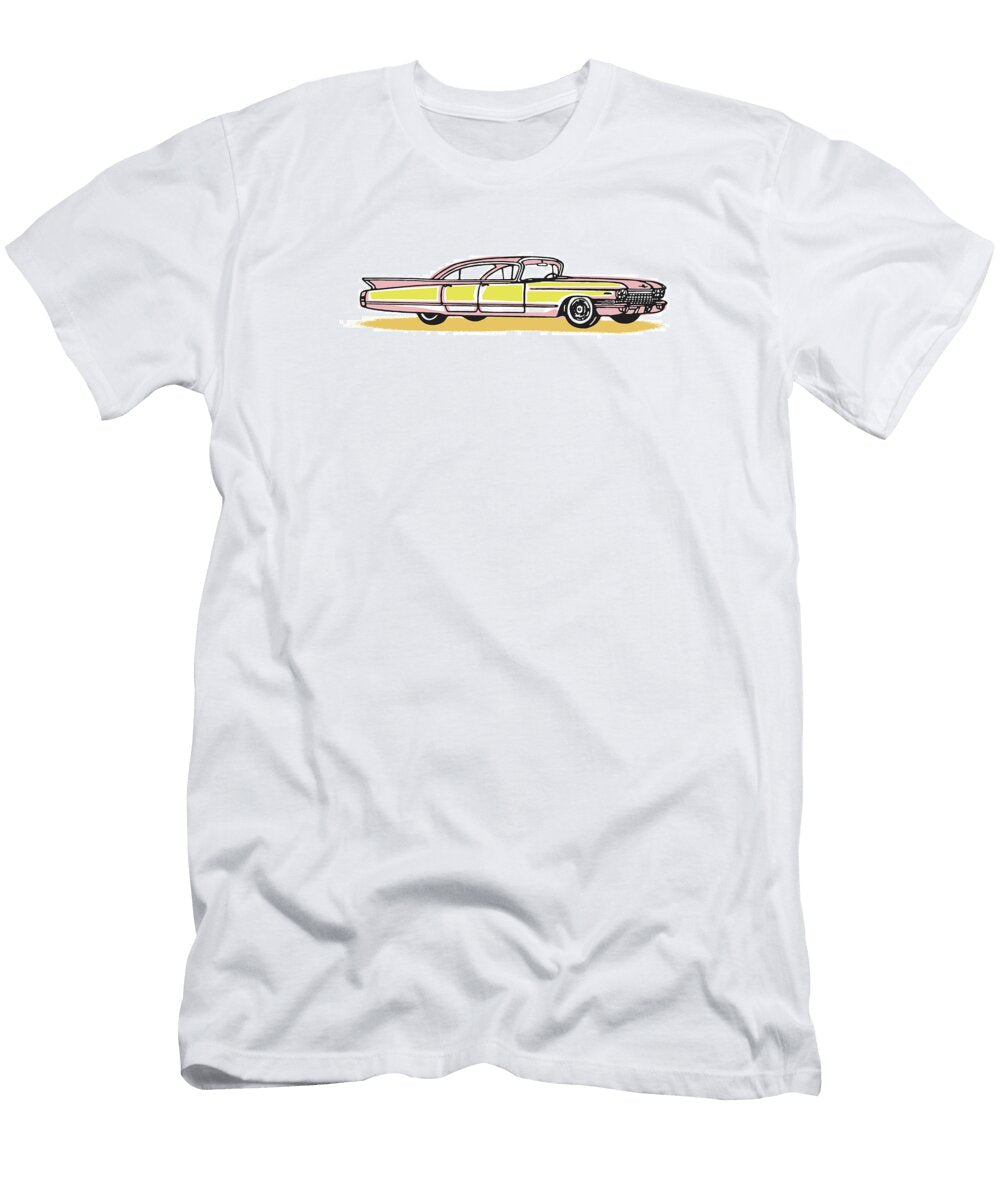 1 Striped Pink Cadillac Csa Images T-Shirt