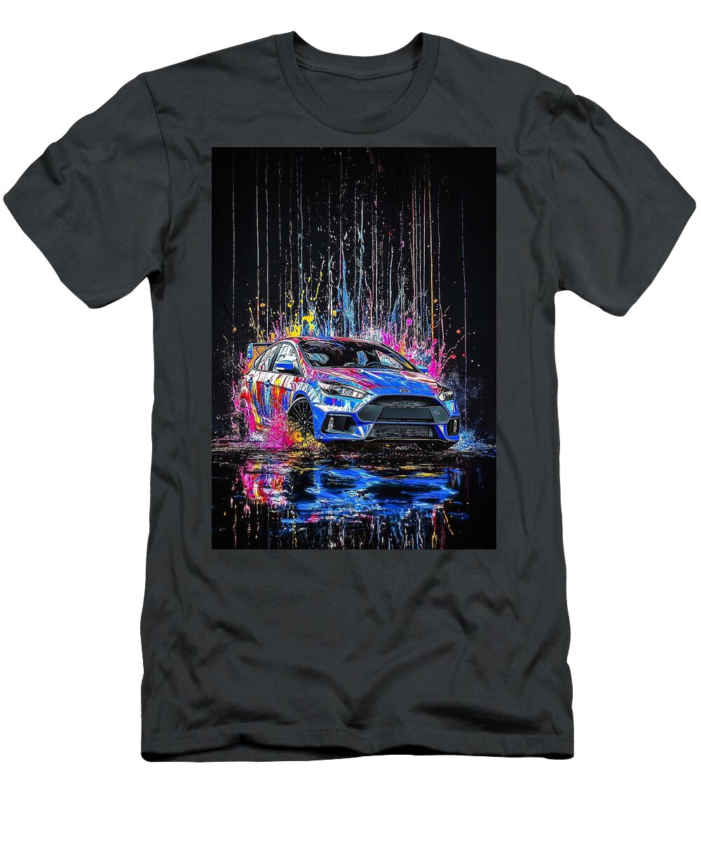 1 Stunning Aggressive Performance Hatchback in Motion Merssi Norely T-Shirt